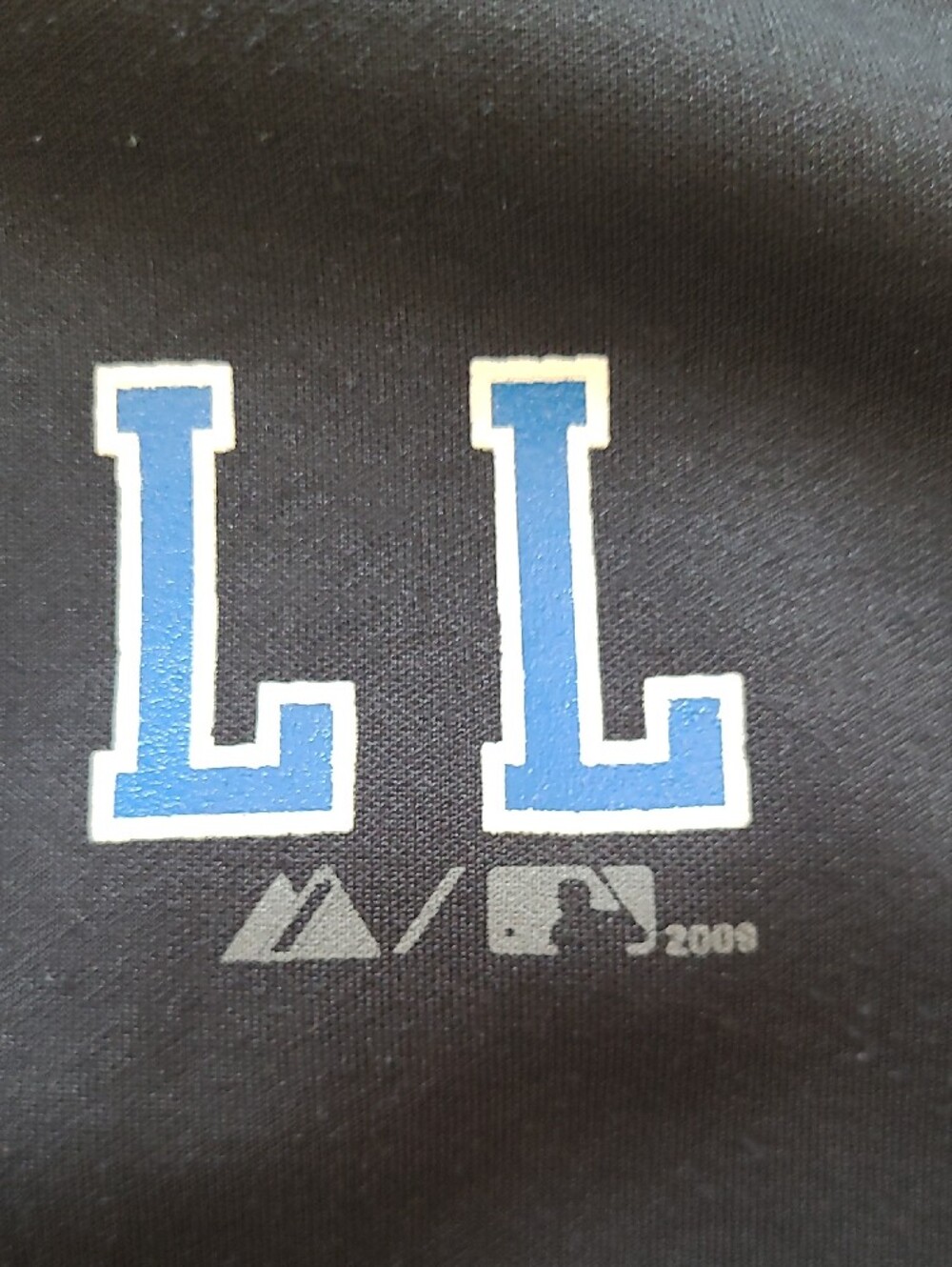 2009 MLB Majestic Men's Navy Blue Jays Crewneck Hoodie - Navy/Light Blue/White - Picture 4 of 8